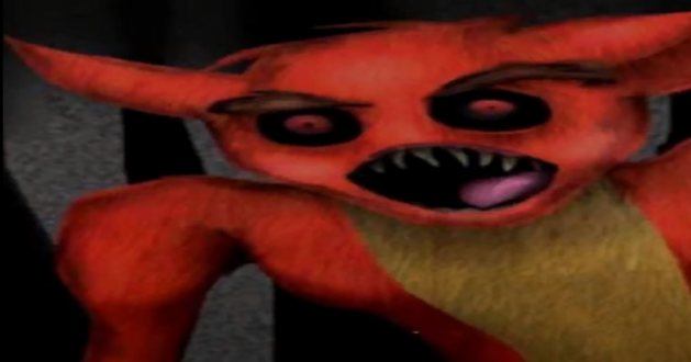 The evil distorted CrashBandicoot.EXE 