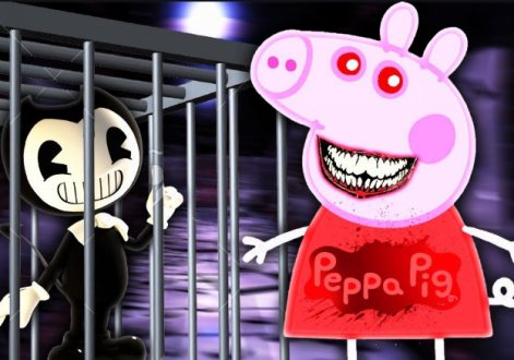 Peppa Pig.EXE locked up Bendy.