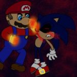 Mario vs Sonic.EXE